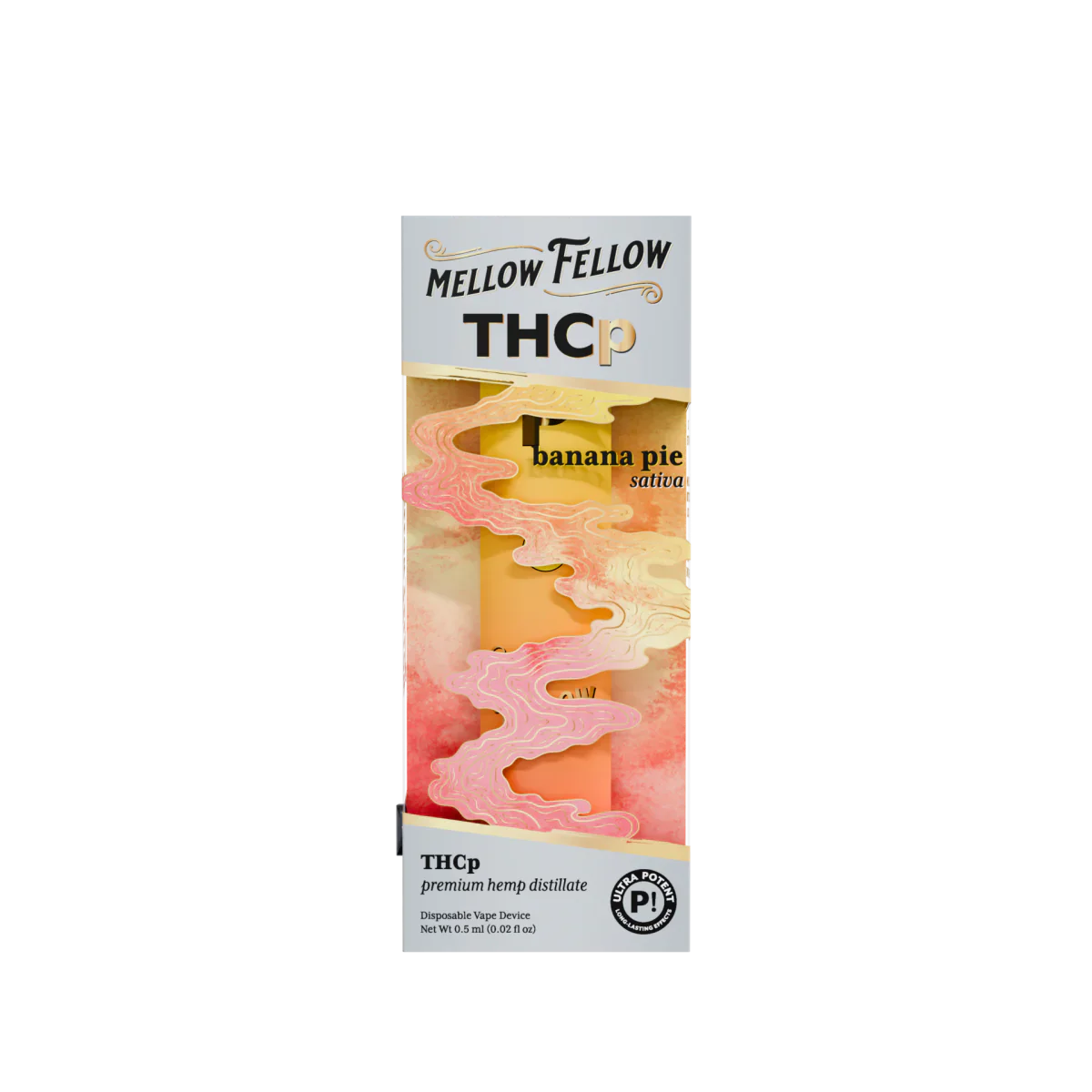 Mellow Fellow THCp 0.5g Disposable Vape - Banana Pie (Sativa) Best Price