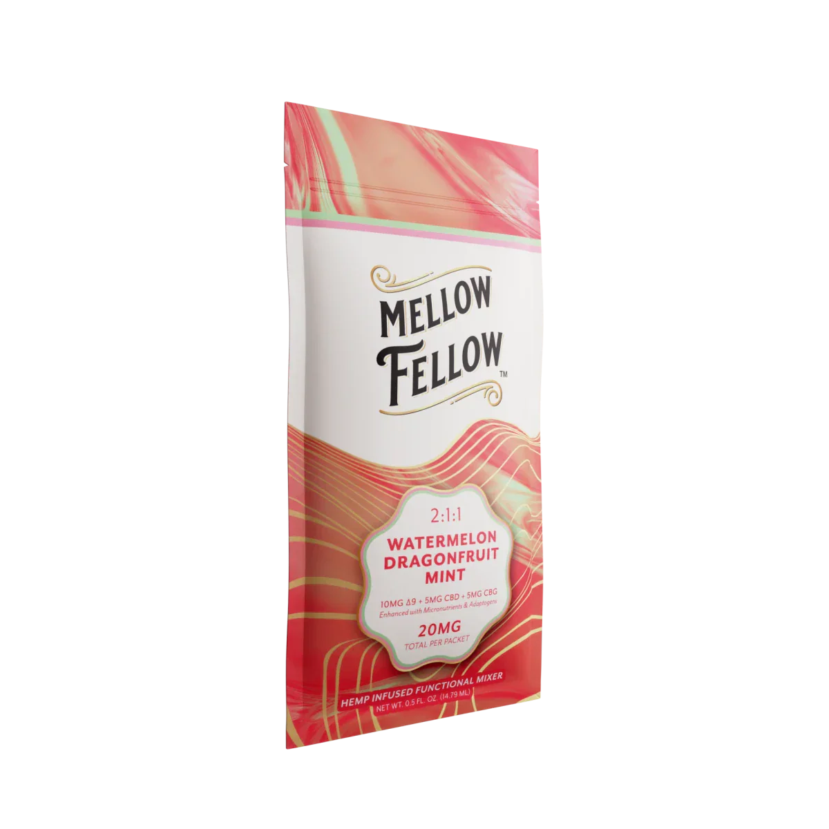 Delta 9 + CBD & CBG Mixers 10pc - Watermelon Dragonfruit Mint