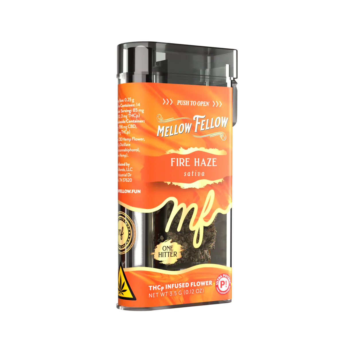 THCp 3.5g Infused Flower + One Hitter - Fire Haze (Sativa)