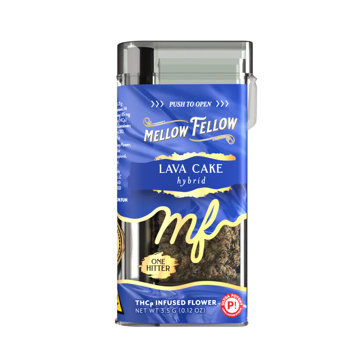 THCp 3.5g Infused Flower + One Hitter - Lava Cake (Hybrid)