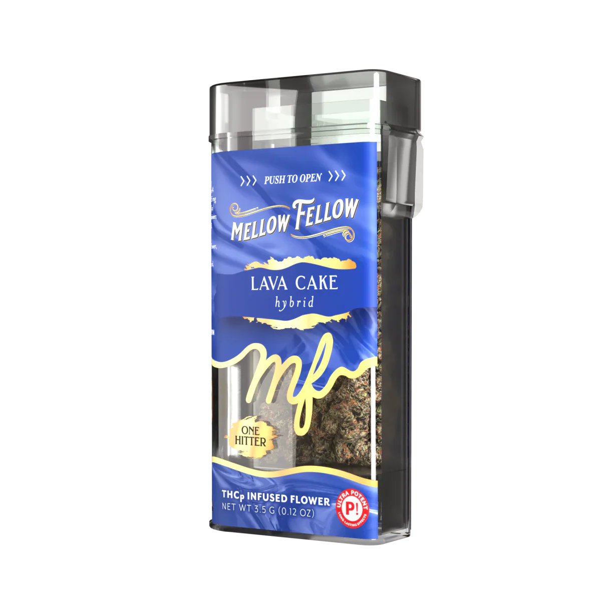 THCp 3.5g Infused Flower + One Hitter - Lava Cake (Hybrid)