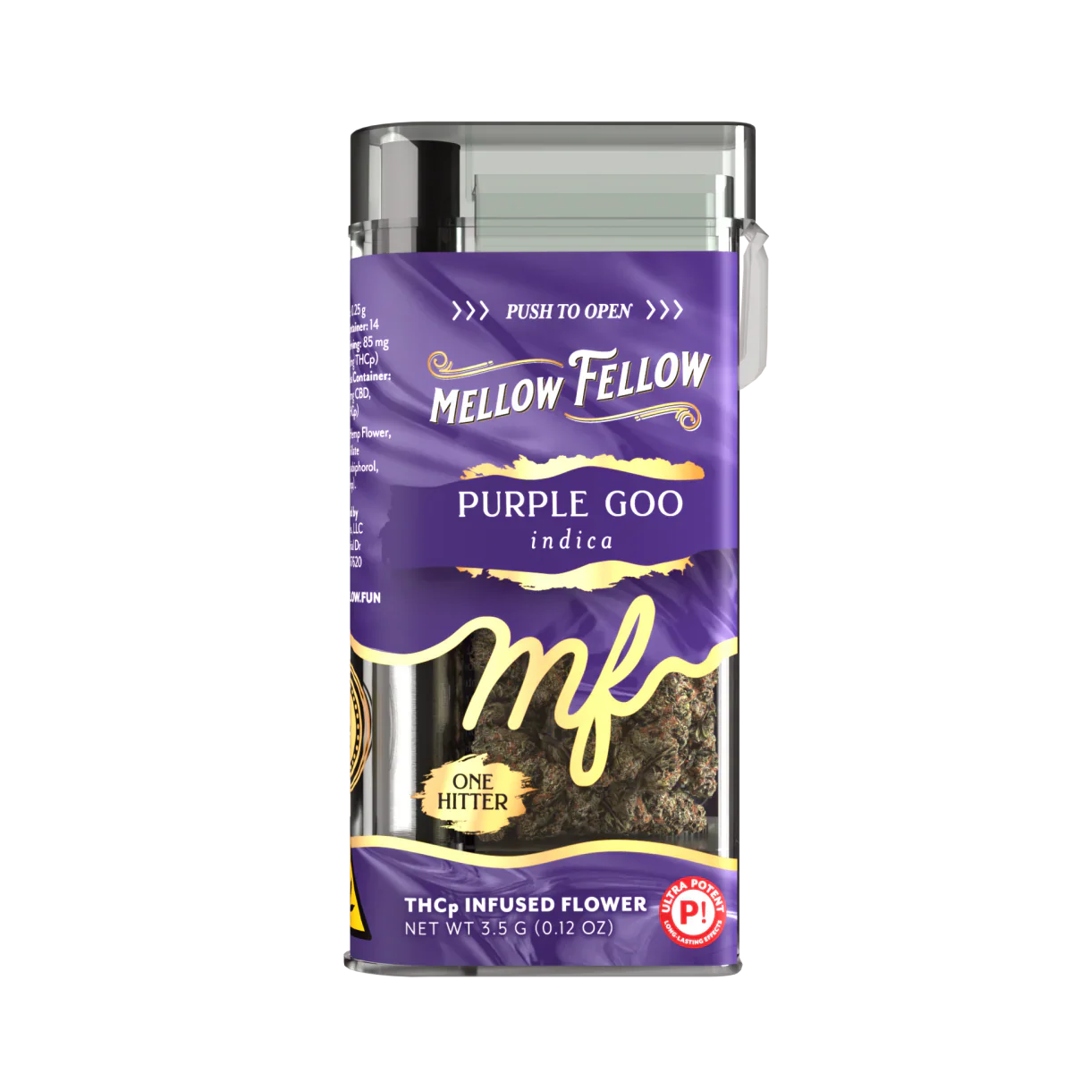 THCp 3.5g Infused Flower + One Hitter - Purple Goo (Indica)