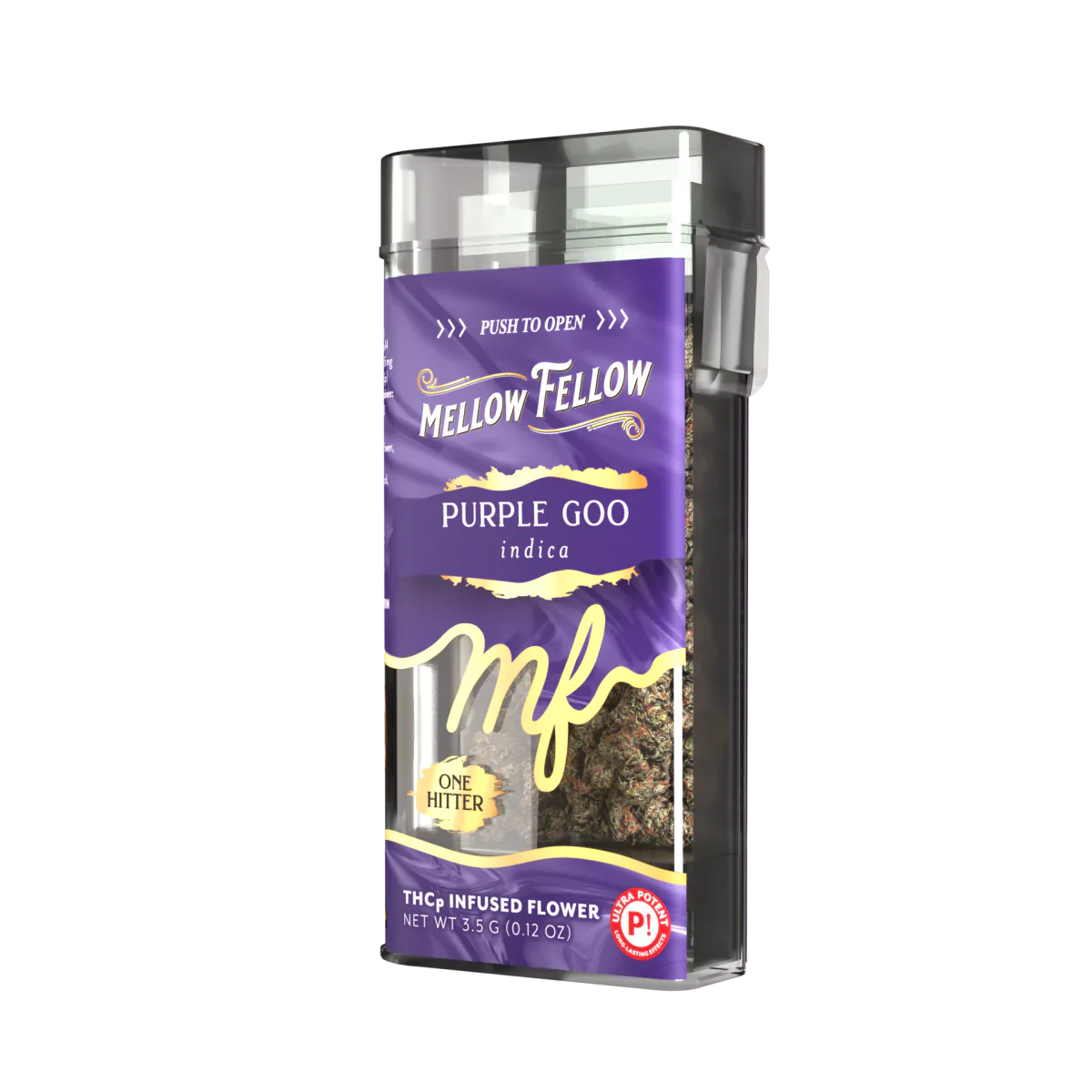 THCp 3.5g Infused Flower + One Hitter - Purple Goo (Indica)