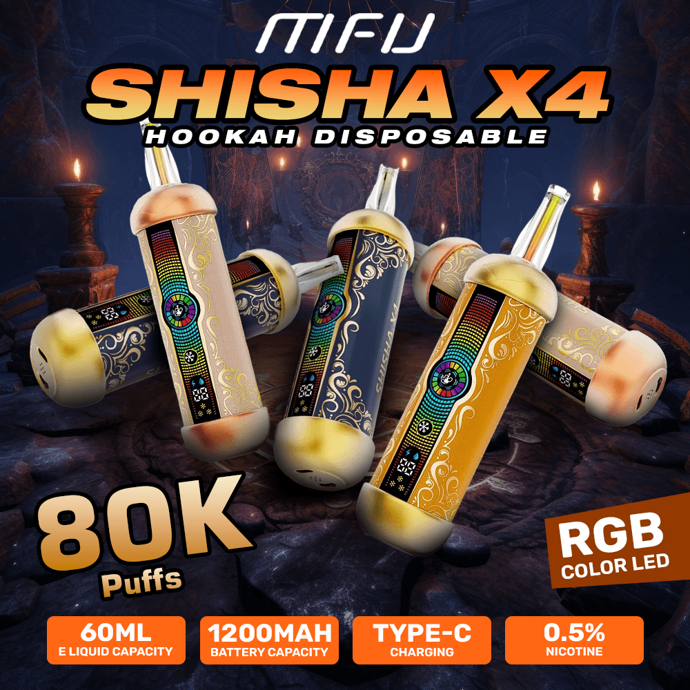 MFU SHISHA X4 Hookah Disposable (80000 Puffs)