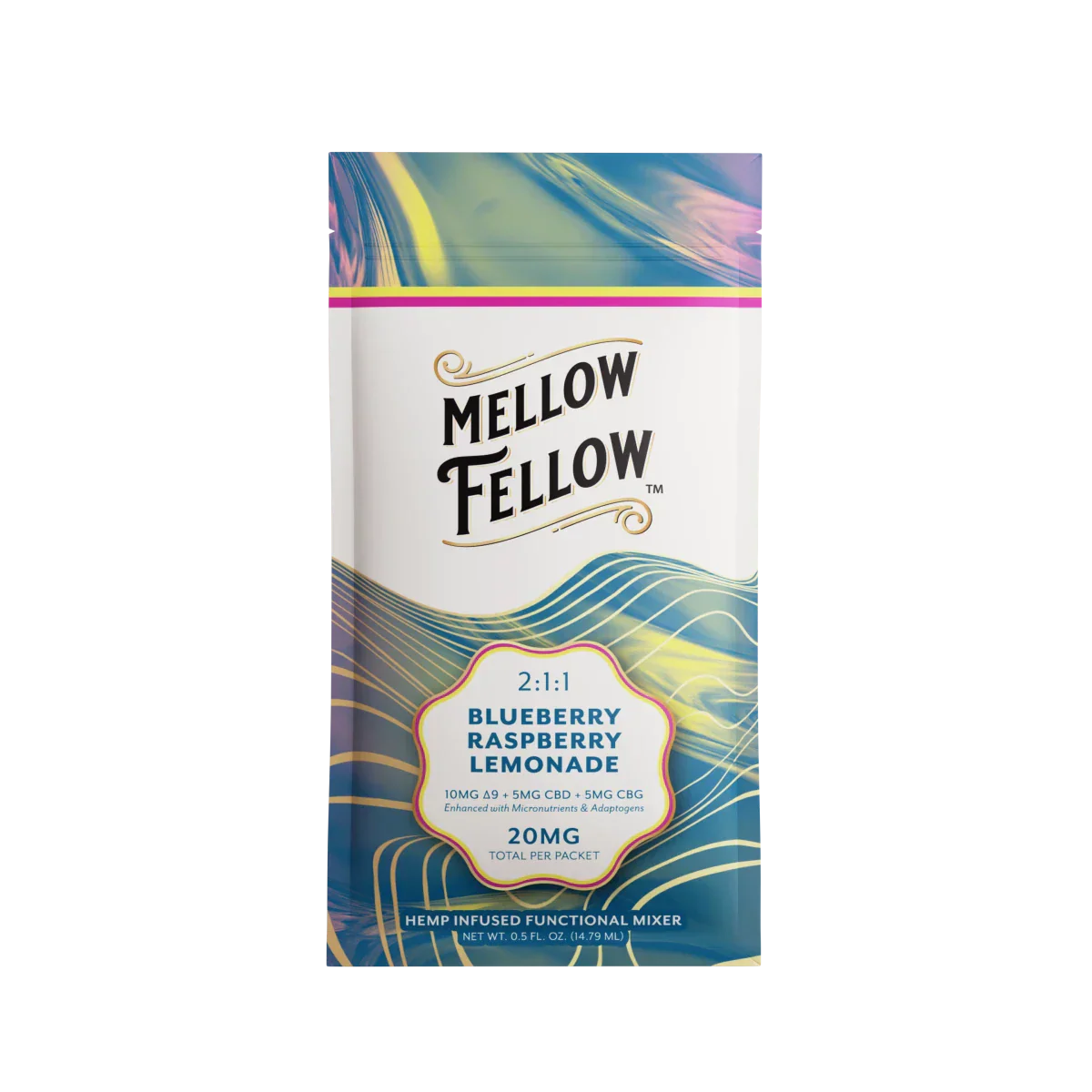 Delta 9 + CBD & CBG Mixers 10pc - Blueberry Raspberry Lemonade