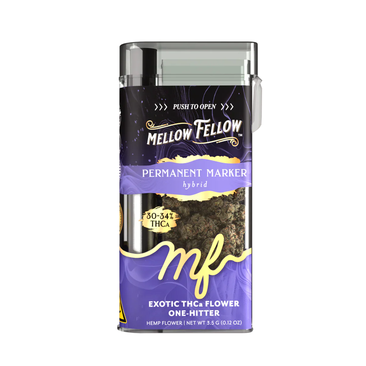 THCa 3.5g Exotic Flower + One Hitter- Permanent Marker (Hybrid)