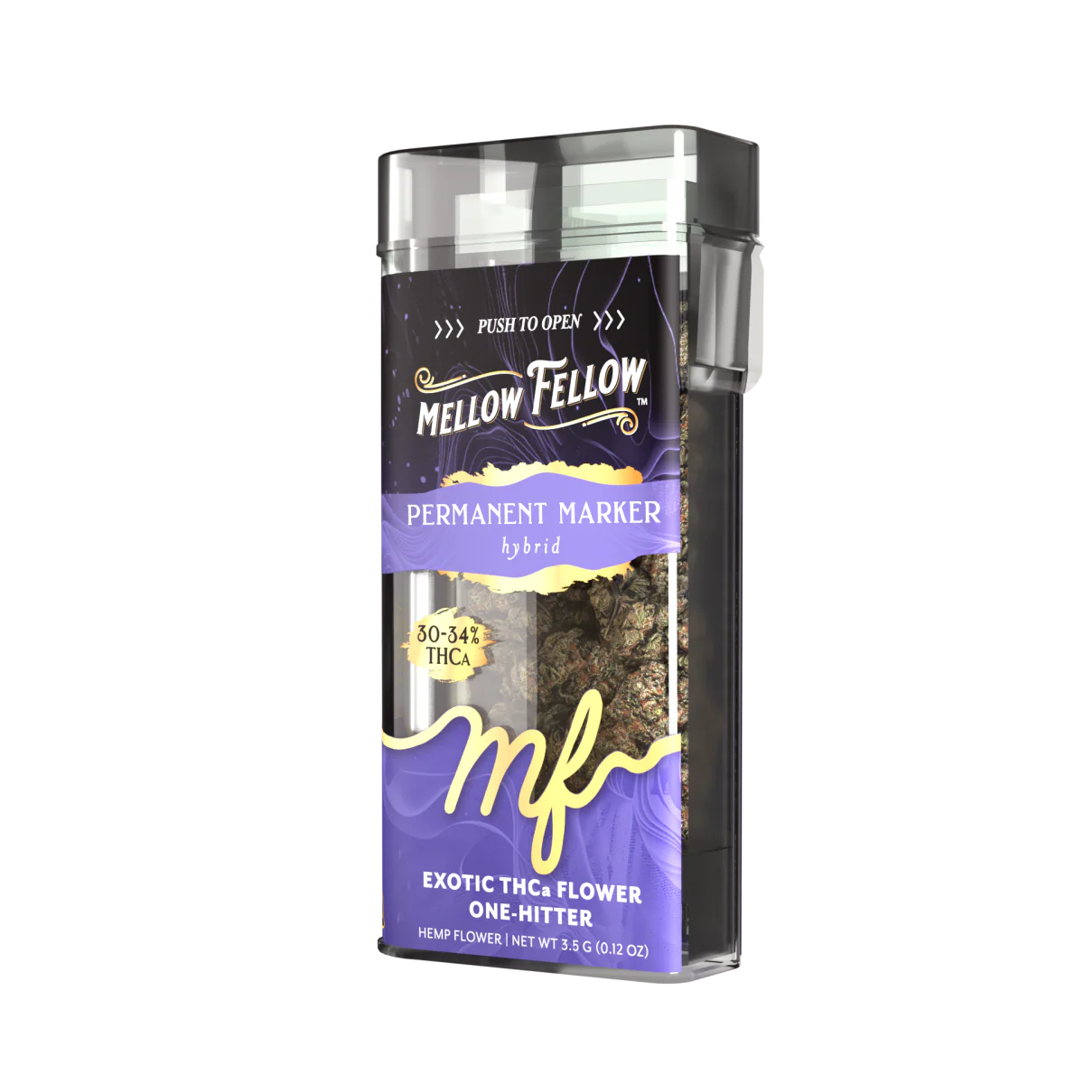 THCa 3.5g Exotic Flower + One Hitter- Permanent Marker (Hybrid)