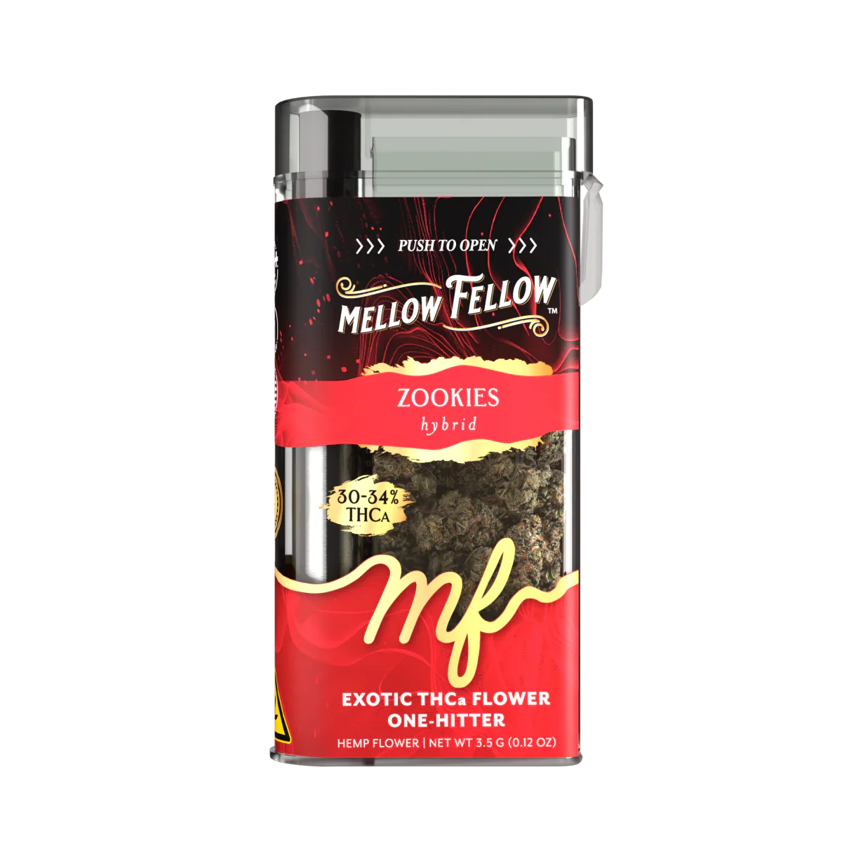 THCa 3.5g Exotic Flower + One Hitter - Zookies (Hybrid)