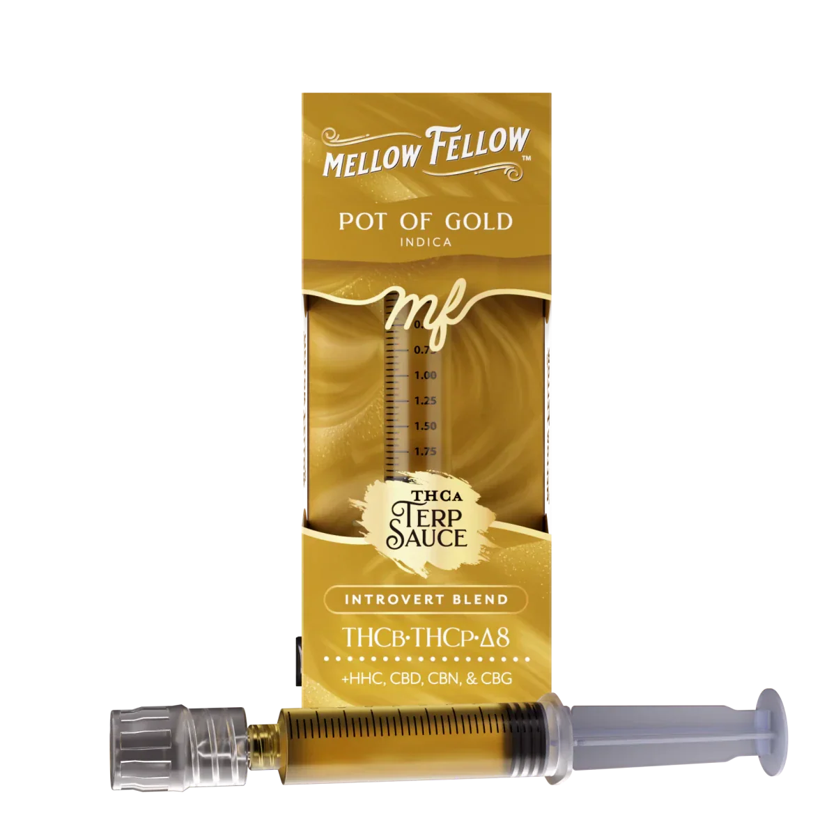Introvert Blend - Terp Sauce 2ml Syringe - Pot of Gold (Indica)