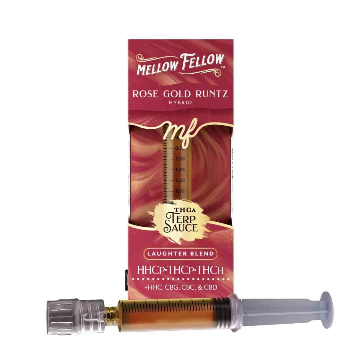Laughter Blend - Terp Sauce 2ml Syringe - Rose Gold Runtz (Hybrid)