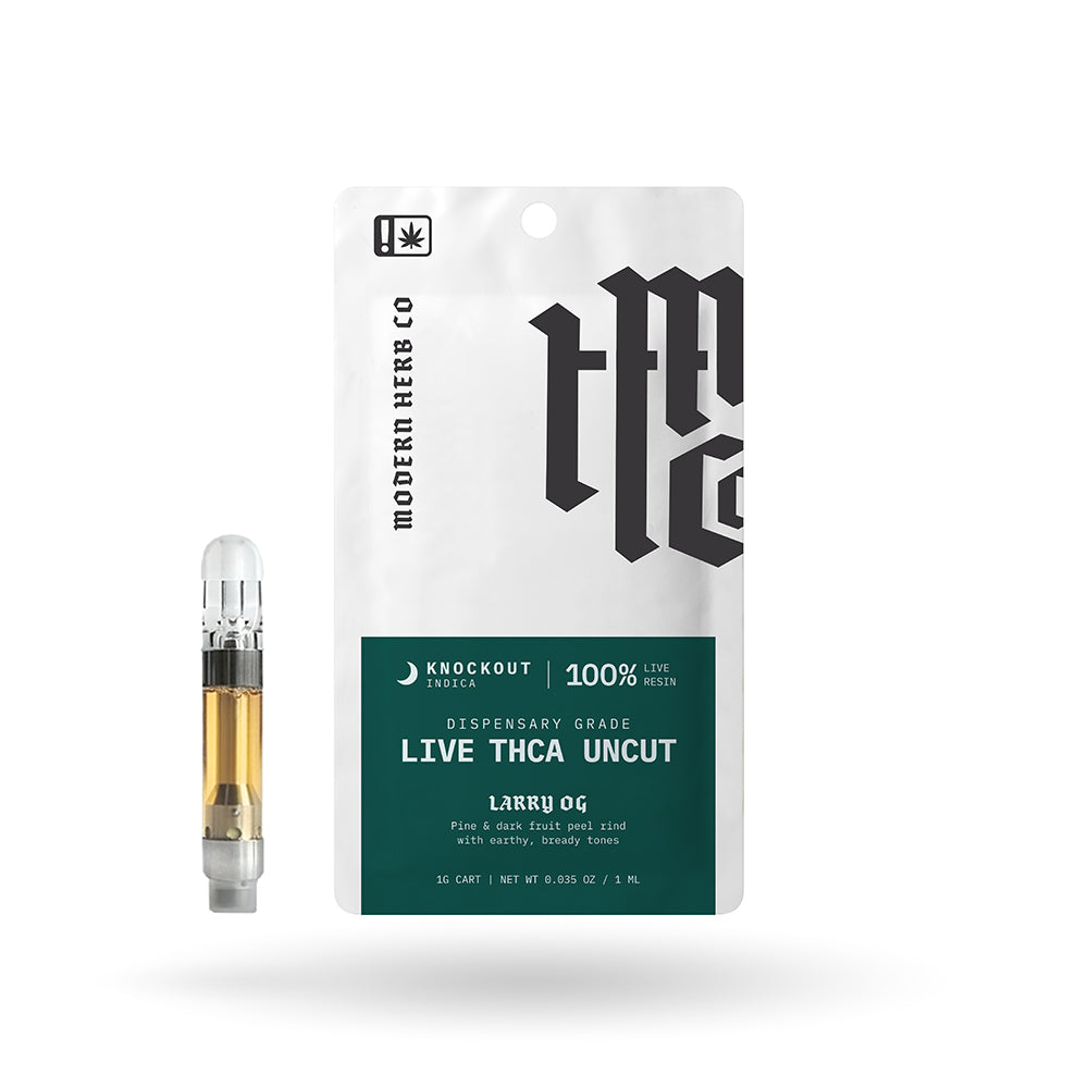 THCa Live Resin Cartridge Uncut: Knockout Larry OG Best Price