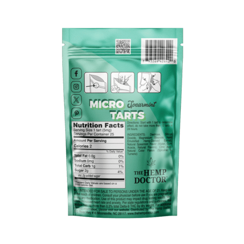 The Hemp Doctor Micro Tarts | 5MG D9 THC