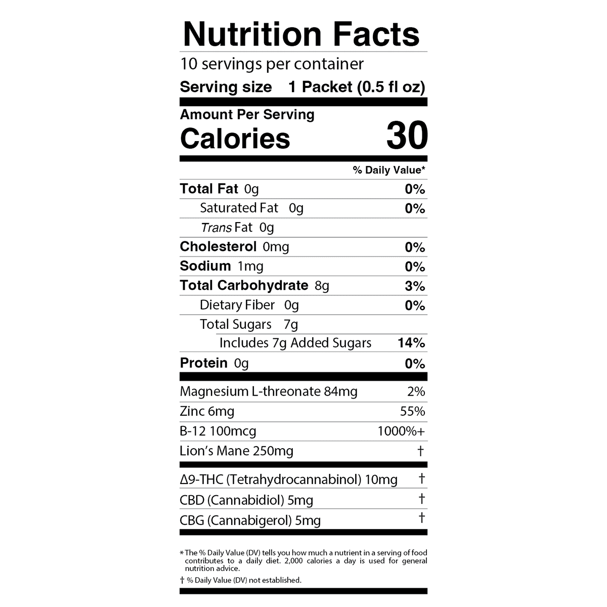 Delta 9 + CBD & CBG Mixers 10pc - Watermelon Dragonfruit Mint