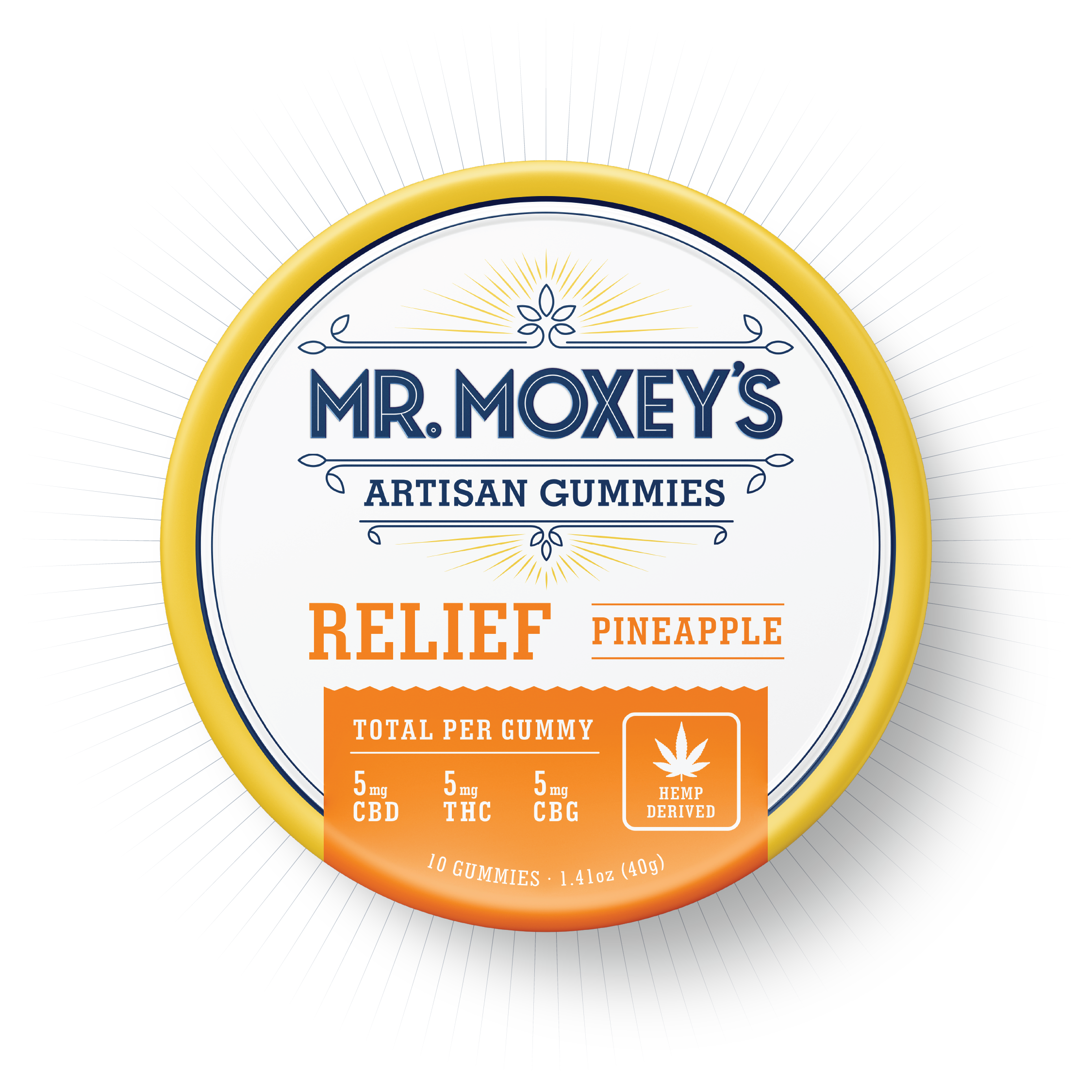 Mr. Moxey's Relief Pineapple Gummy