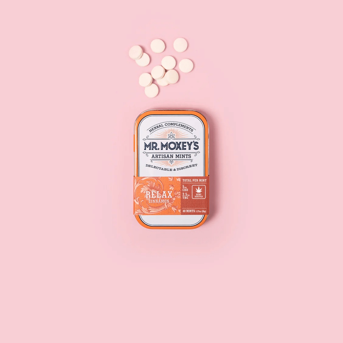 Mr. Moxey's Relax Cinnamon Mints