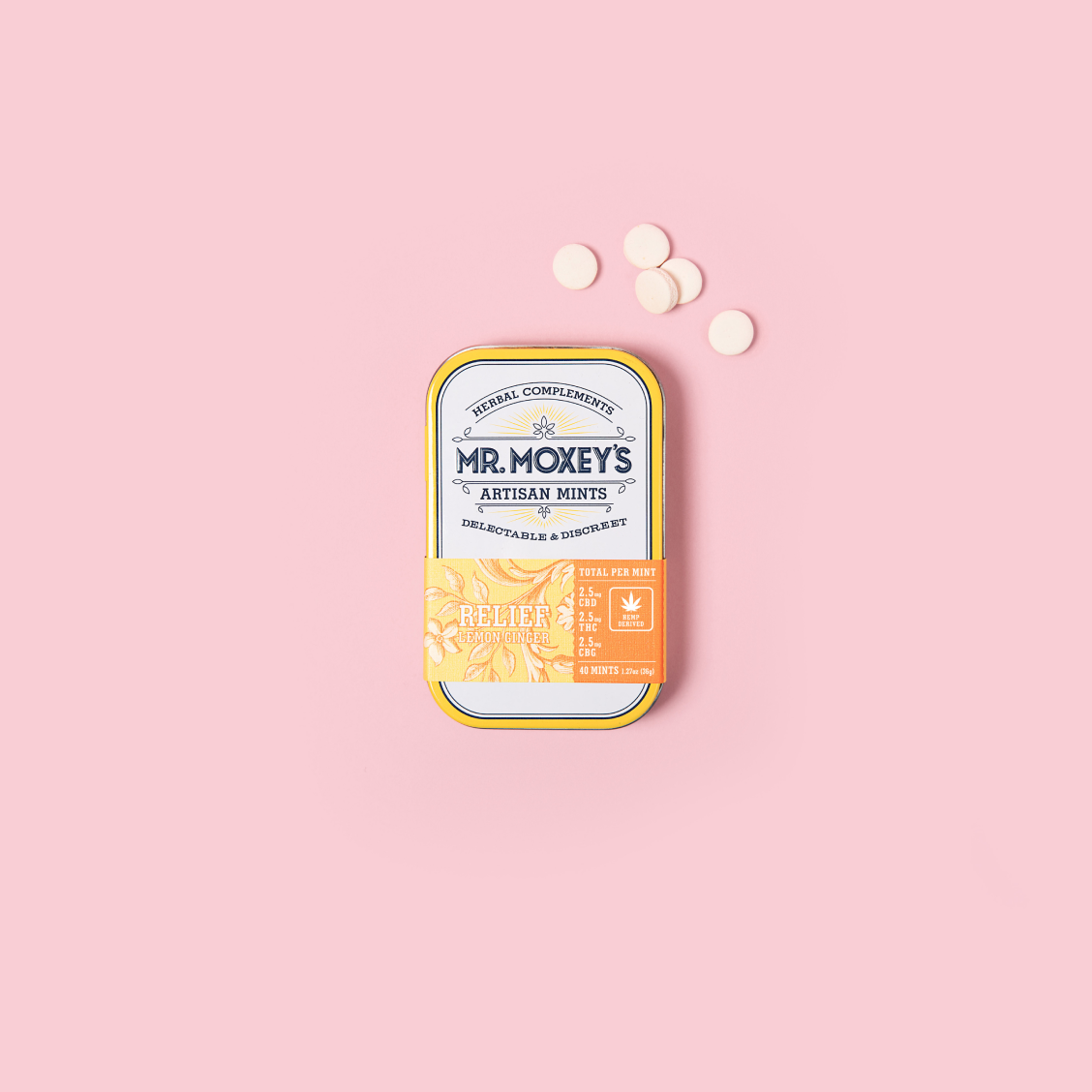 Mr. Moxey's Relief Lemon Ginger Mints
