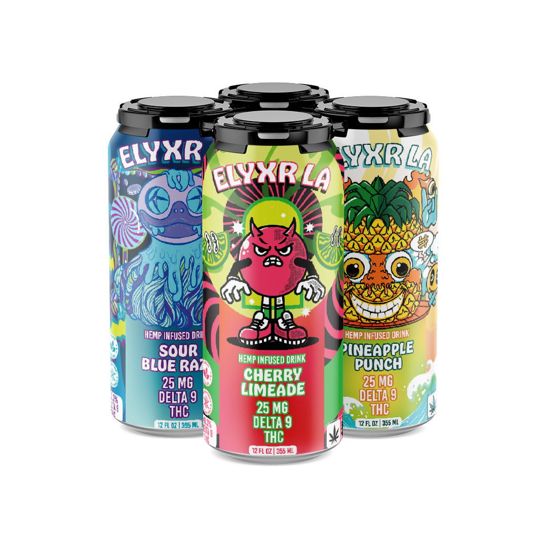 Elyxr Delta 9 Drinks (25mg D9) – 4 Pack Best Price