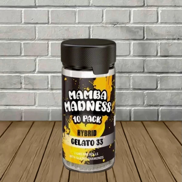 Mamba Madness Diamond Glazed Pre-Roll Jar 10ct