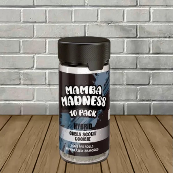 Mamba Madness Diamond Glazed Pre-Roll Jar 10ct