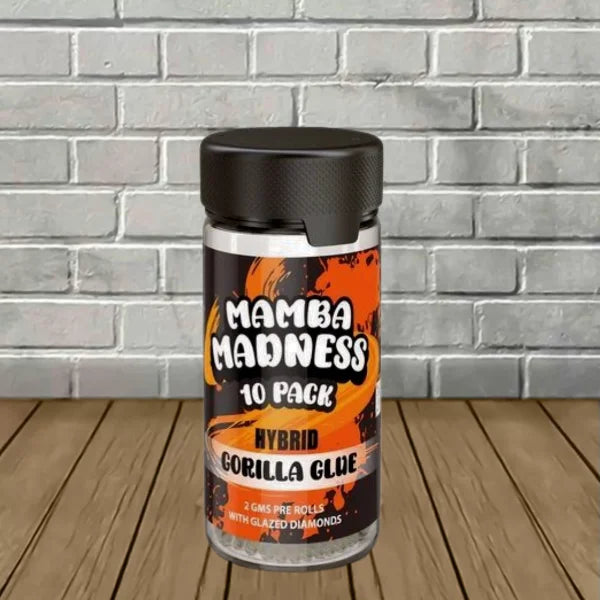 Mamba Madness Diamond Glazed Pre-Roll Jar 10ct