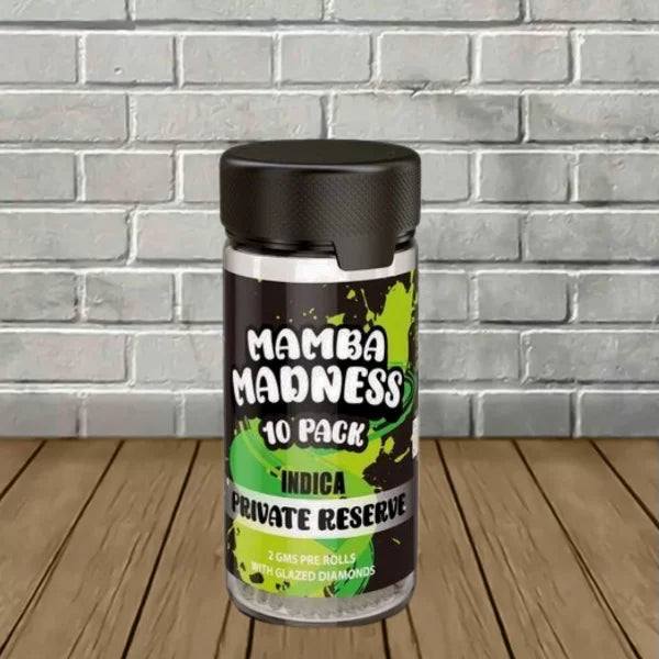Mamba Madness Diamond Glazed Pre-Roll Jar 10ct