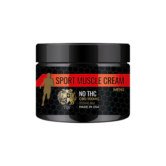 RA Royal CBD | Men's Muscle Cream 300mg - 1000mg Best Price
