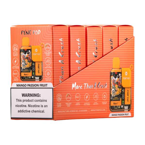 Mango Passion Fruit Pyne Pod Boost Best Sales Price - Disposables