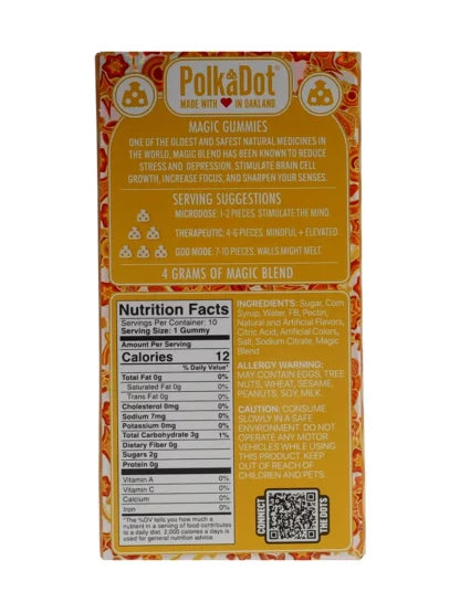 Mango Sorbet PolkaDot Belgian Magic Blend Gummies 4G Best Price