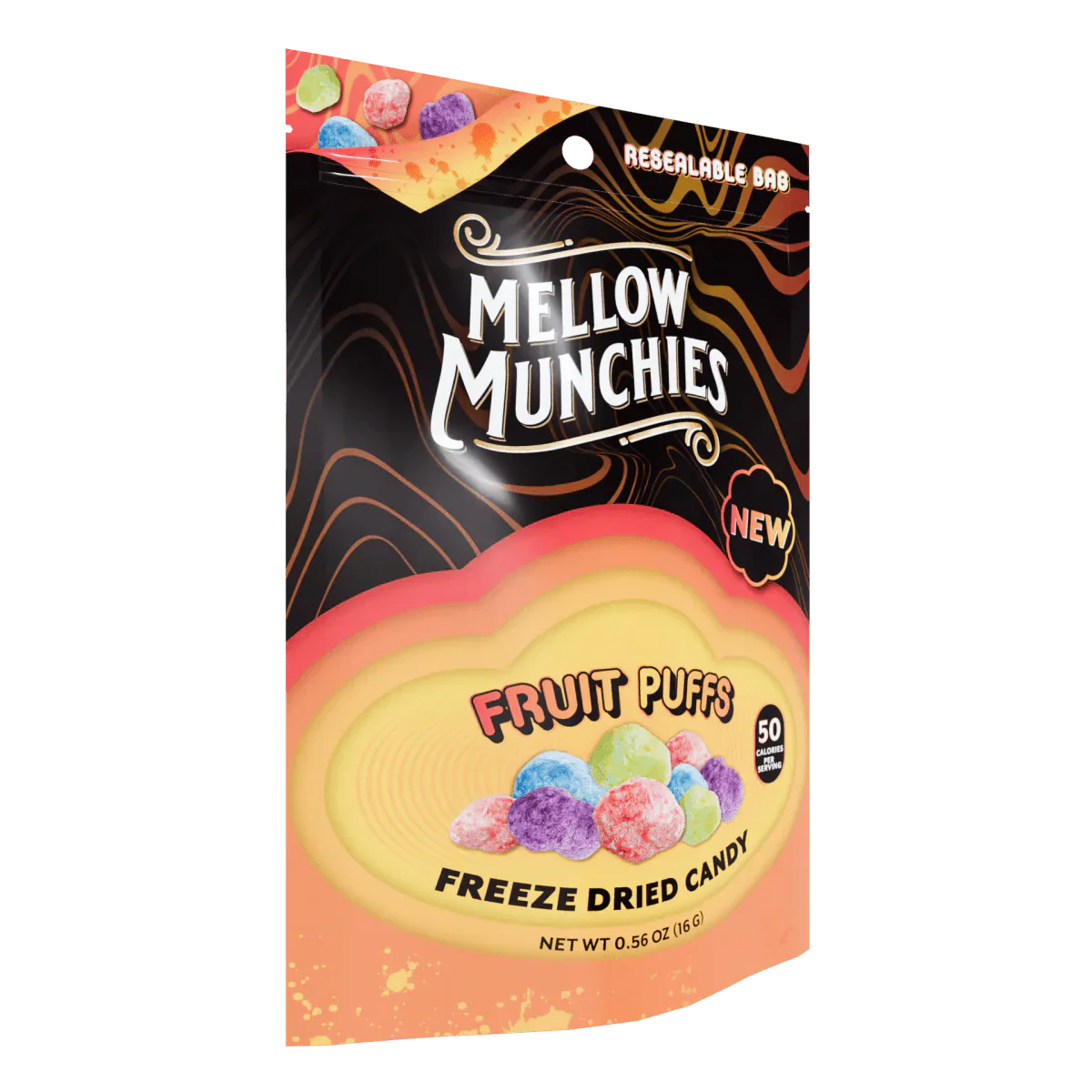 Mellow Fellow Fruit Puffs Freeze Dried Candy - Snack Size