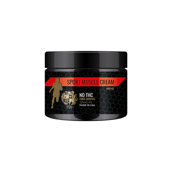 RA Royal CBD | Men's Muscle Cream 300mg - 1000mg Best Price