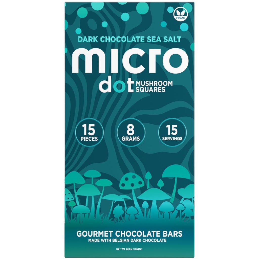 Microdot Mushroom Squares 15ct Best Sales Price - Gummies