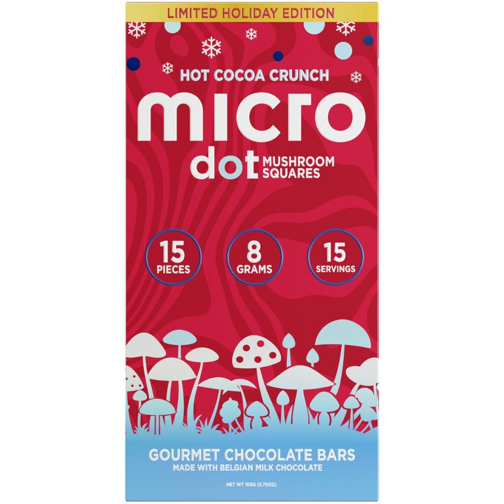 Microdot Mushroom Squares 15ct Best Sales Price - Gummies