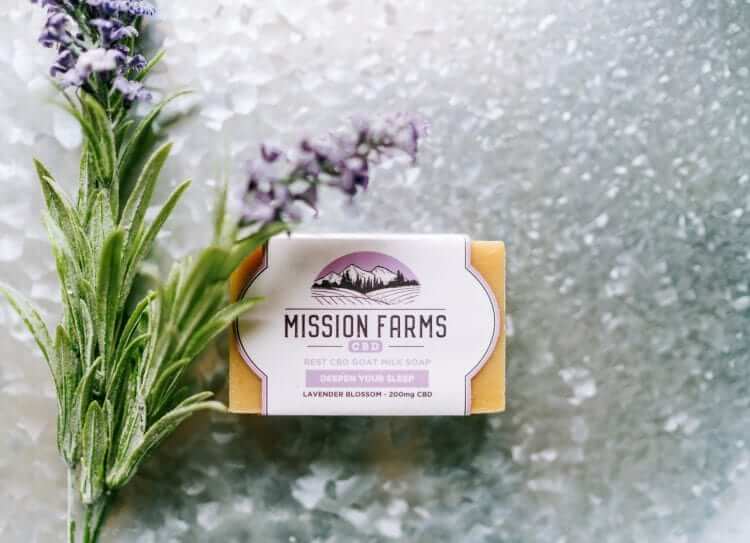Mission Farms Rest CBD Goat Milk Soap