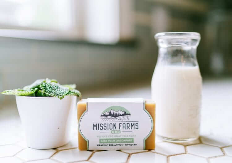 Mission Farms Relieve CBD Goat Milk Soap