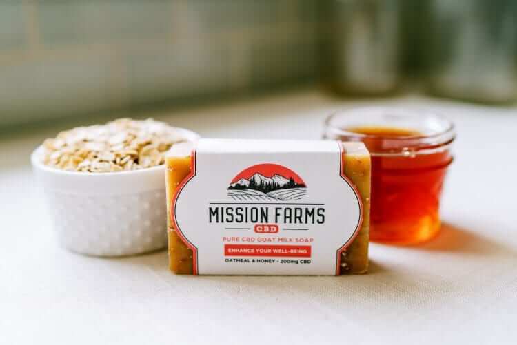Mission Farms Pure CBD Goat Milk Soap