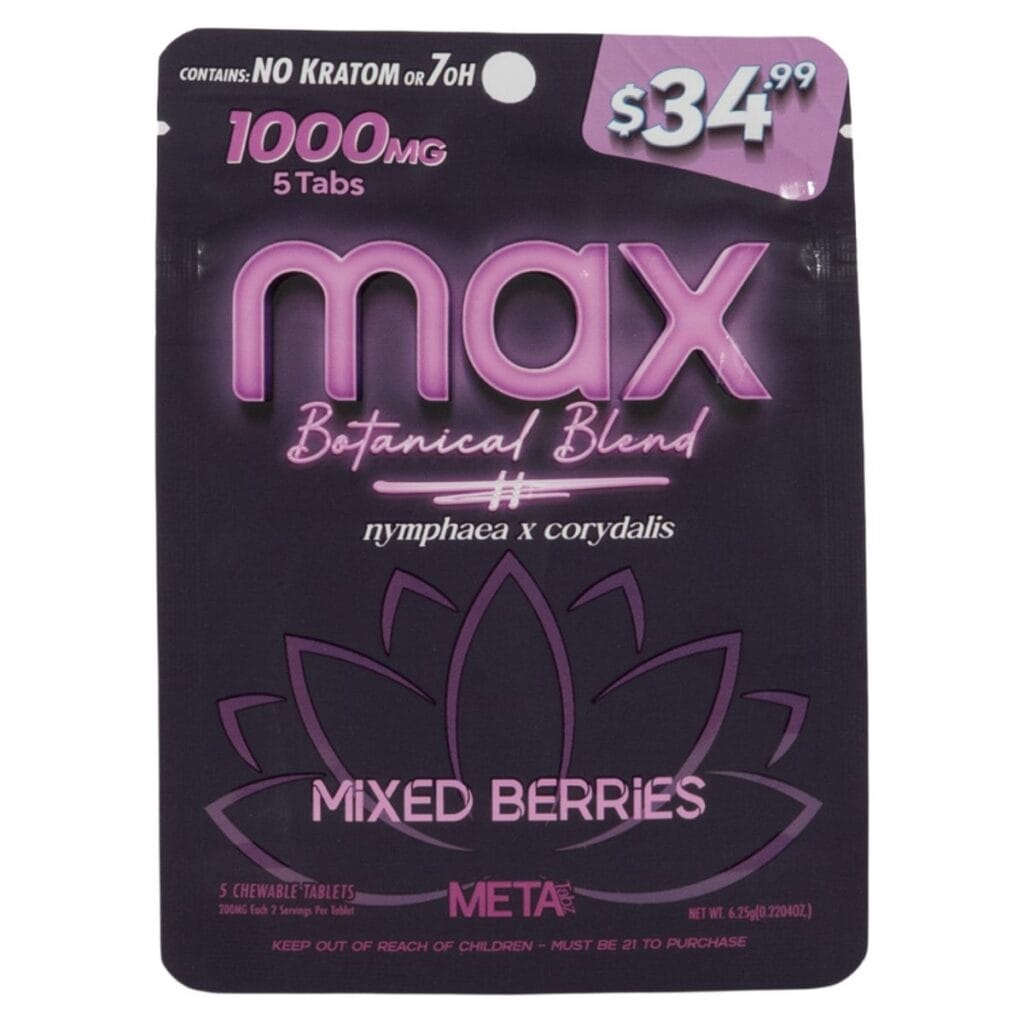 Meta Tabz MAX Botanical Blend 5pk 1000mg Tablet