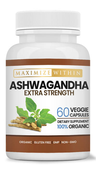 Ashwagandha Root Extra Strength - Maximum Slim | Supports Stress Relief & Vitality