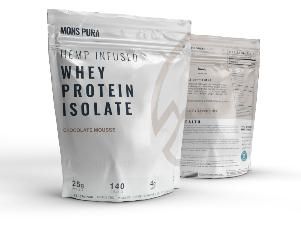 Mons Pura Hemp Infused Protein Powder