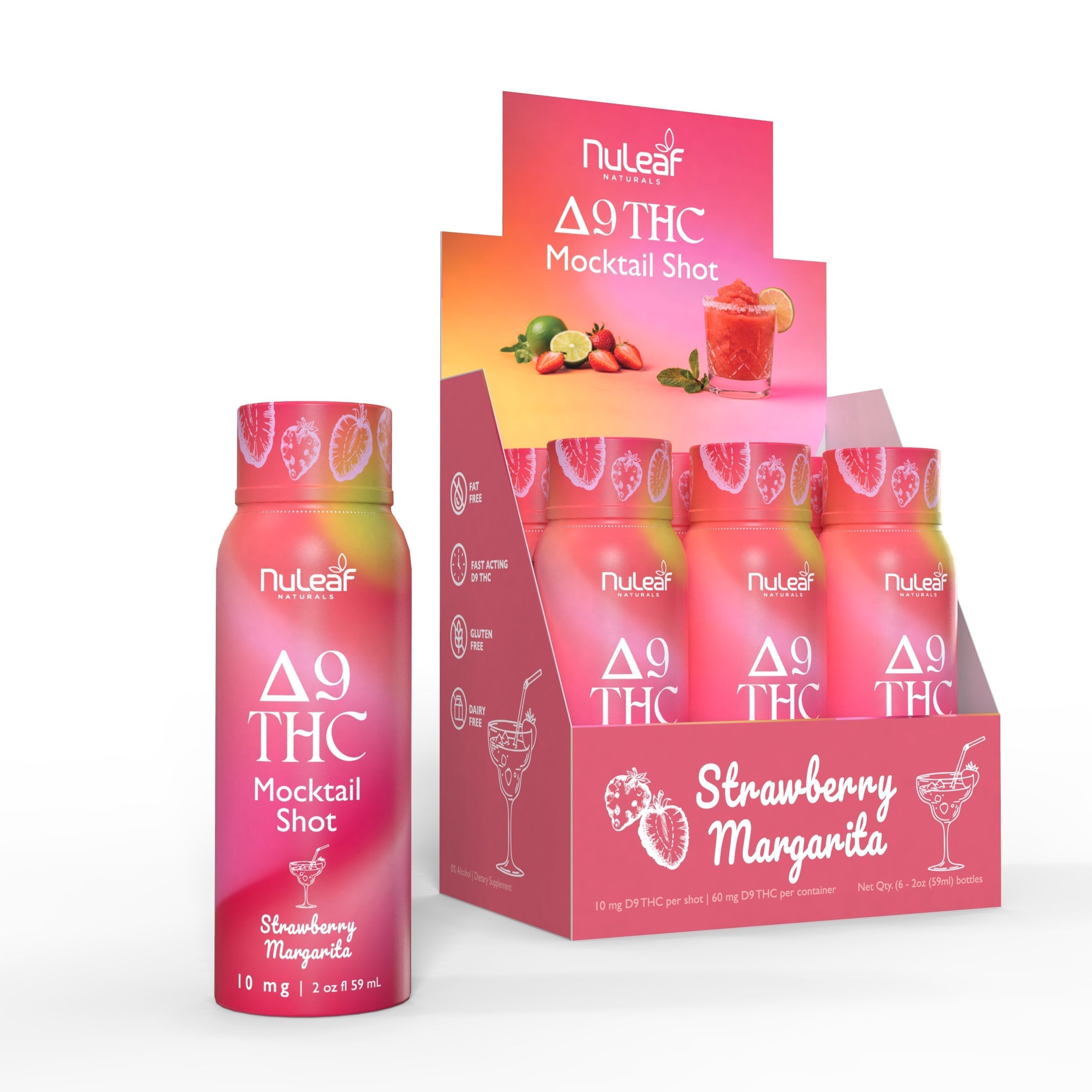 NuLeaf D9 THC Mocktail Shots