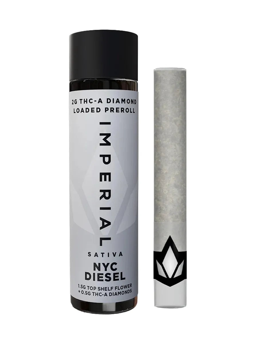 NYC Diesel Imperial THCA Diamond Loaded Pre-Roll 2G
