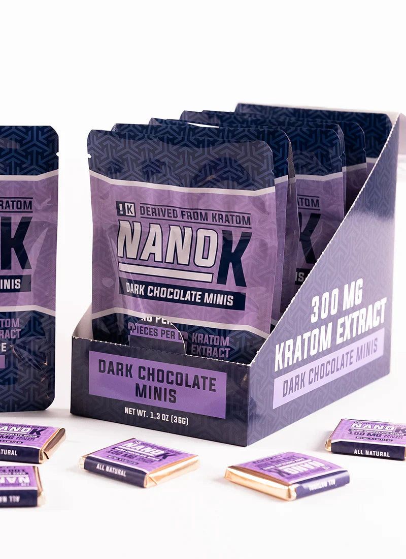Nano K Kratom Extract Dark Chocolate Minis (3ct Bag)
