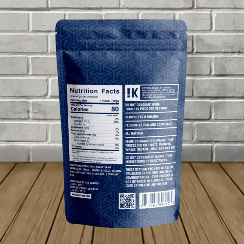 Nano K Kratom Extract Butter Cream Caramels Best Price