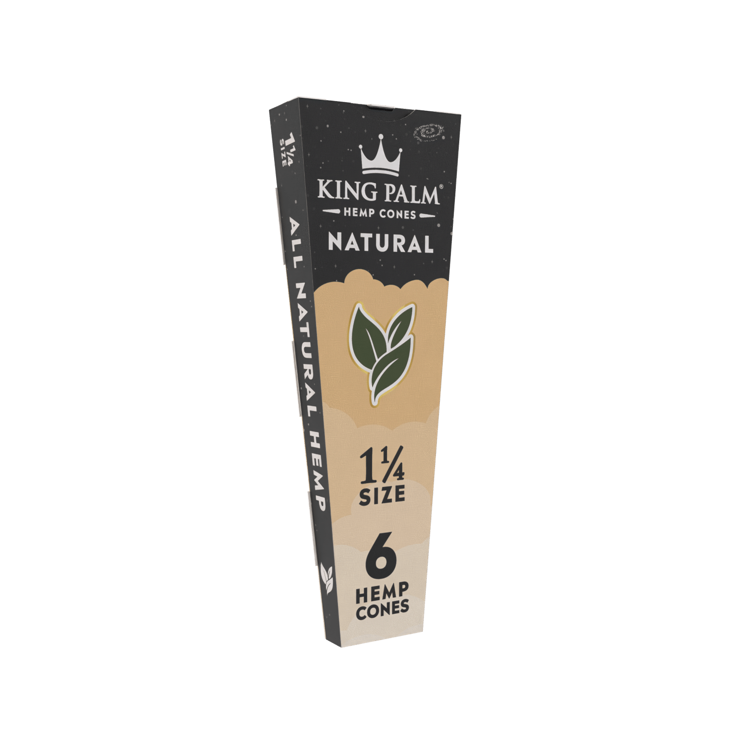King Palm 6 Hemp Cones - 1 1/4 Size