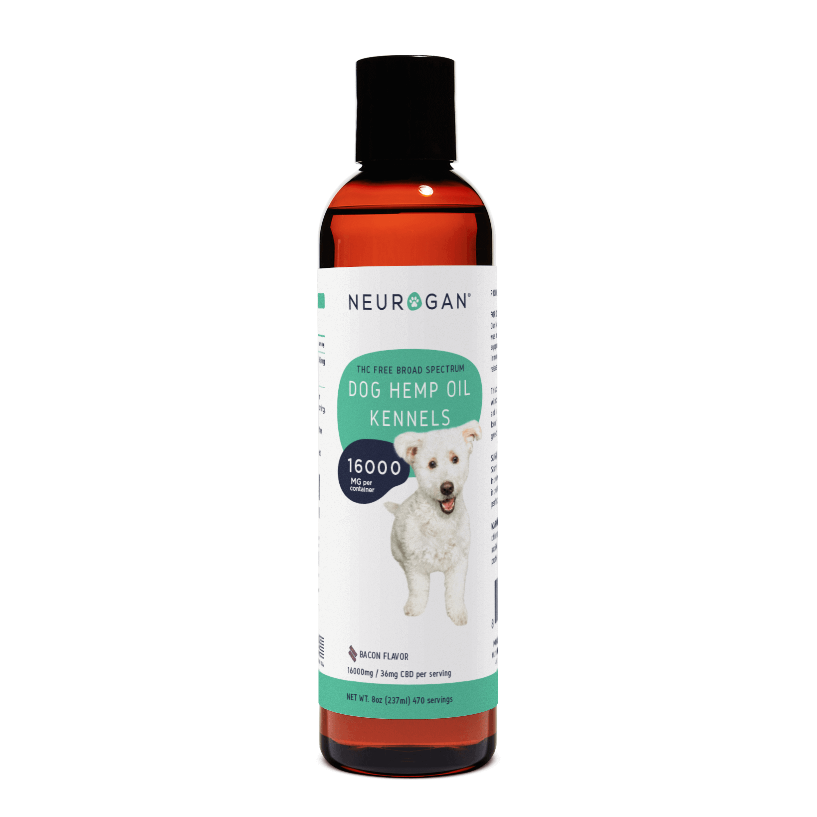 Neurogan Bacon Flavored CBD Oil for Dogs
