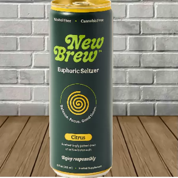 New Brew Kratom + Kava Botanical Seltzer 12fl oz Best Price