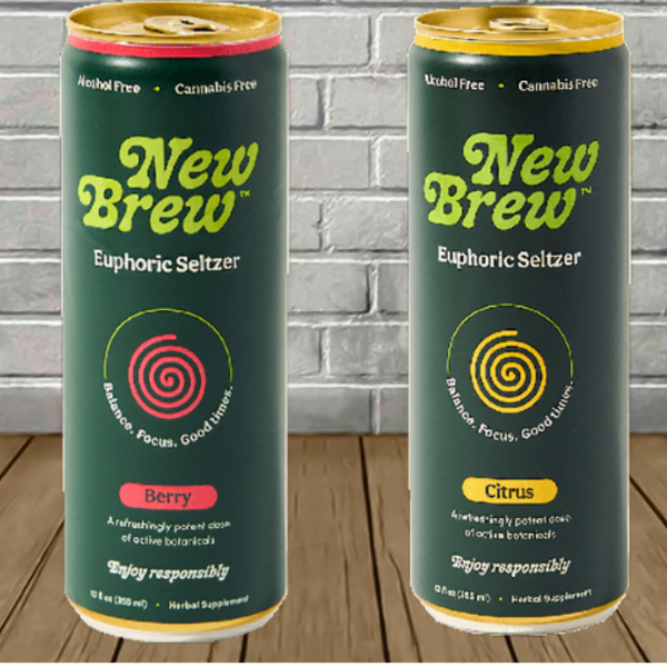 New Brew Kratom + Kava Botanical Seltzer 12fl oz Best Price