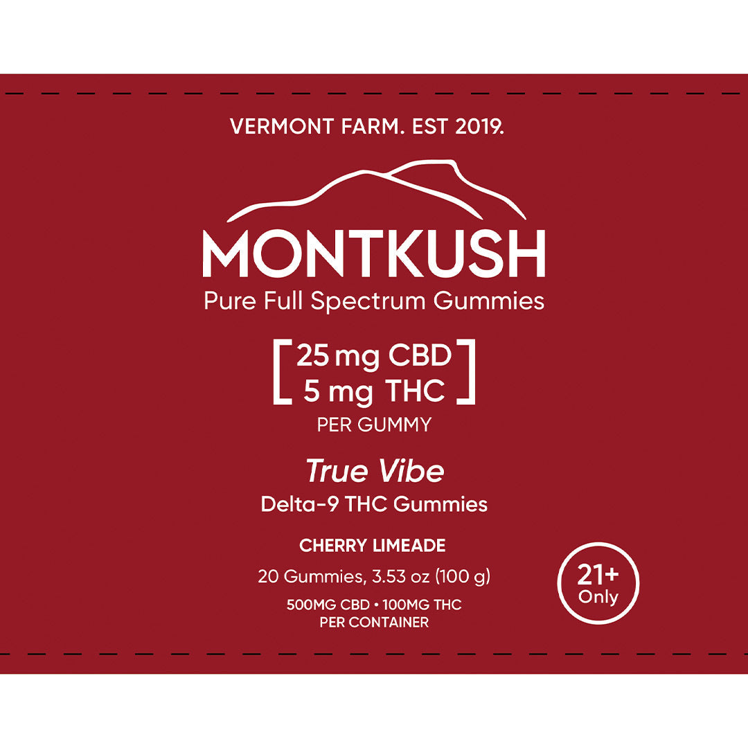 True Vibe Delta-9 THC Gummies - Cherry Limeade