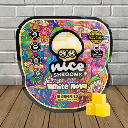 Nice Shrooms High Potency 15ct Mushroom Gummies