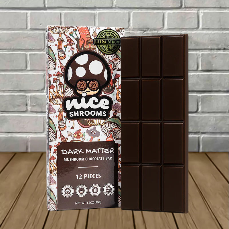 Nice Shrooms Mushroom Chocolate Bar 12ct