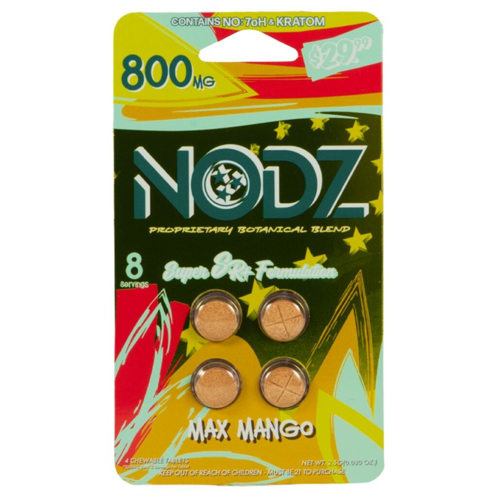 Nodz 800mg Botanical Blend Tablets 4pk